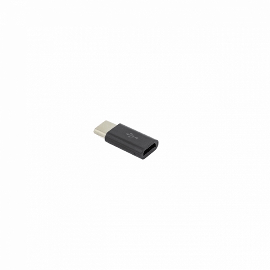 Picture of Sbox Micro USB 2.0 F. -> TYPE C M. Black AD.USB-C B