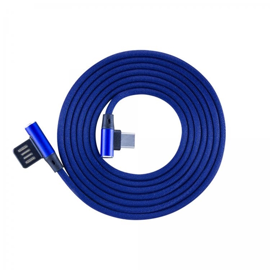 Picture of Sbox USB->Type-C 90 m/m 1.5m USB-TYPEC-90BL Blue