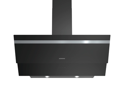 Picture of Siemens iQ100 LC95KA670 cooker hood Wall-mounted Black 629 m³/h C