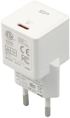Изображение Silicon Power charger USB-C PD QM12 20W, white