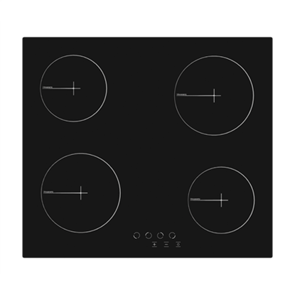 Attēls no Simfer | H6.040.DECSP | Hob | Vitroceramic | Number of burners/cooking zones 4 | Touch | Black