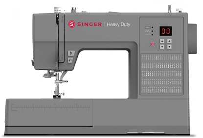 Изображение Singer | HD6605C Heavy Duty | Sewing Machine | Number of stitches 100 | Number of buttonholes 6 | Grey