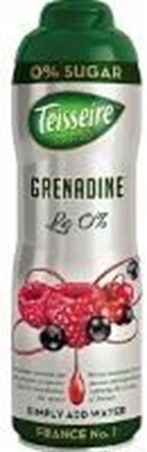 Изображение Sīrups dzērieniem TEISSEIRE Granātābolu- Grenadīna bez cukura, bundžā, 0.6 l