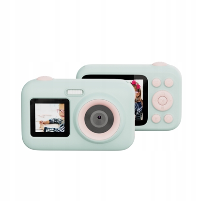 Изображение SJCam FunCam Plus Digitālā Bērnu kamera 10MP HD 1080p 2.4" LCD 650mAh Baterija Green