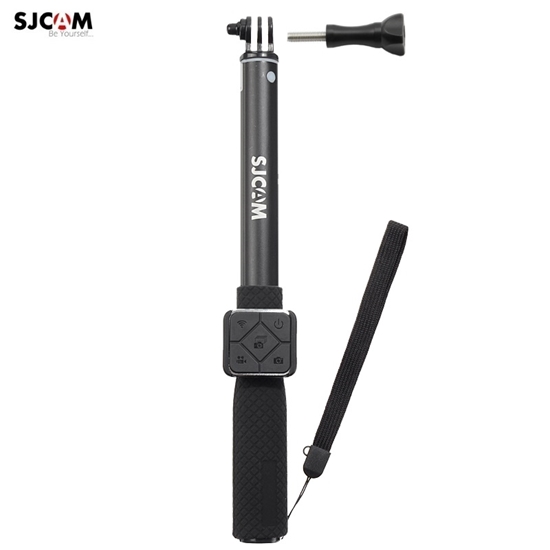 Picture of SJCam Oriģināls J6 Legend J7 Star M20 Universāls Selfie Stick stiprinājums (28-90cm) + Bluetooth Tālvadības pults Melns