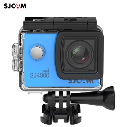 Изображение SJCam SJ4000 Wi-Fi Ūdendroša 30m Sporta Kamera 12MP 170 grādi 1080p HD 30fps 2.0" LCD Ekrāns Zila