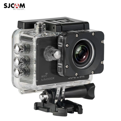 Изображение SJCam SJ5000x Elite Wi-Fi Ūdendroša 30m Sporta Kamera 12.4MP 170° 4K HD 2.0\" LCD Ekrāns Melna