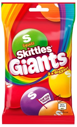 Attēls no Skittles Giant Fruit bag 95g