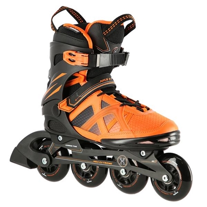 Attēls no Skrituļslidas NA14112 BLACK-ORANGE SIZE 43 IN-LINE SKATES NILS EXTREME