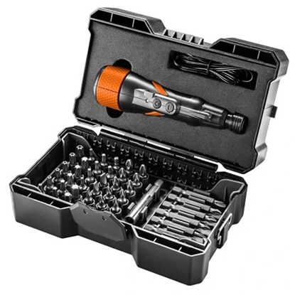 Picture of Skrūvgriezis NEO 3.6V Li-Ion Micro-USB ar piederumiem