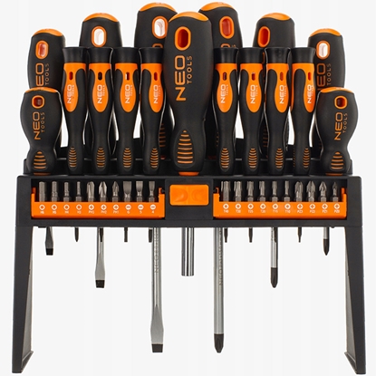 Picture of Skrūvgriežu komplekts ar uzgaļiem 37gab.