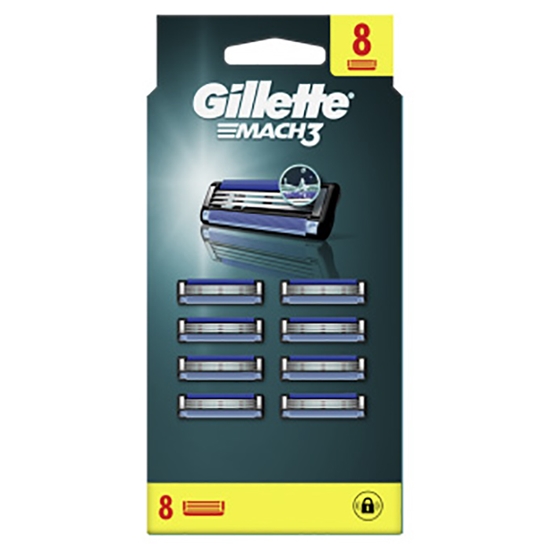 Picture of Skuvekļa rezerves Gillette Mach3, 8gab.