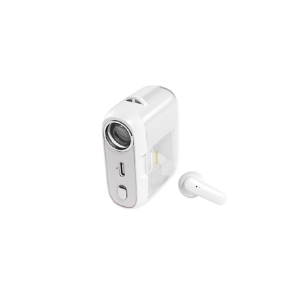 Attēls no Słuchawki bezprzewodowe  S28 Pop Digital Series - Bluetooth V5.3 TWS z etui ładującym z funkcją projektora Białe
