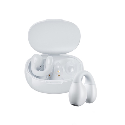 Attēls no Słuchawki bezprzewodowe VA12 Clip-On - Bluetooth V5.2 TWS z etui ładującym Białe