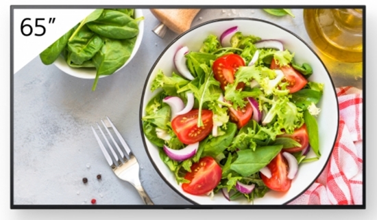 Picture of Sony FW-65BZ35L Signage Display Digital signage flat panel 165.1 cm (65") LCD Wi-Fi 550 cd/m² 4K Ultra HD Black Android 24/7