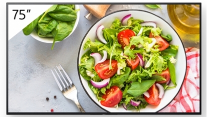 Picture of Sony FW-75BZ35L Signage Display Digital signage flat panel 190.5 cm (75") LCD Wi-Fi 550 cd/m² 4K Ultra HD Black Android 24/7