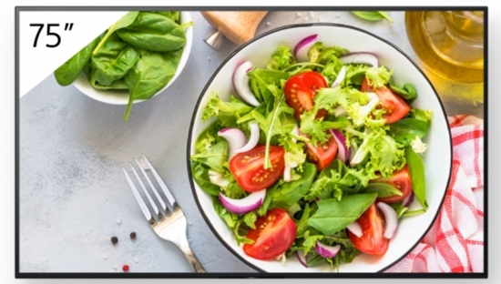 Picture of Sony FW-75BZ35L Signage Display Digital signage flat panel 190.5 cm (75") LCD Wi-Fi 550 cd/m² 4K Ultra HD Black Android 24/7