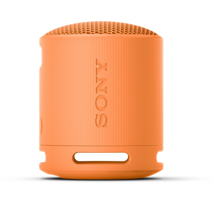 Изображение Sony SRS-XB100 - Wireless Bluetooth Portable Speaker, Durable IP67 Waterproof & Dustproof, 16 Hour Battery, Eco, Outdoor and Travel in Orange