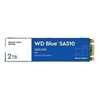 Picture of SSD|WESTERN DIGITAL|Blue SA510|2TB|SATA 3.0|3D NAND|Write speed 520 MBytes/sec|Read speed 560 MBytes/sec|M.2|TBW 500 TB|MTBF 1750000 hours|WDS200T3B0B