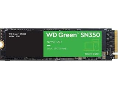 Изображение SSD|WESTERN DIGITAL|Green SN350|500GB|M.2|PCIe Gen3|NVMe|TLC|Write speed 1500 MBytes/sec|Read speed 2400 MBytes/sec|2.38mm|TBW 60 TB|MTBF 1000000 hours|WDS500G2G0C