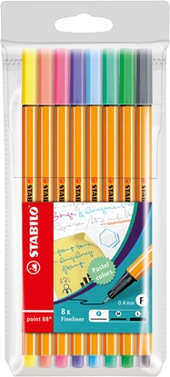 Picture of STABILO point 88 fineliner Medium Multicolour 8 pc(s)