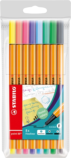 Picture of STABILO point 88 fineliner Medium Multicolour 8 pc(s)