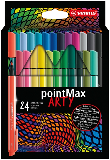 Picture of STABILO pointMax fineliner Medium Assorted colours 24 pc(s)