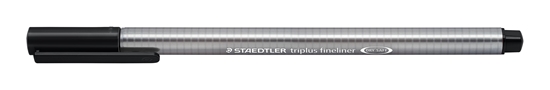 Picture of Flomasterveida pildspalva STAEDTLER TRIPLUS fineliner, 0.3mm, melna tinte