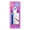 Picture of STAEDTLER Flomasterveida pildspalvas   Triplus, 0.3 mm, 6 pasteļu krāsas