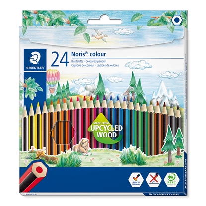 Picture of Krāsainie zīmuļi STAEDTLER NORIS COLOUR 185, 24 krāsu komplekts