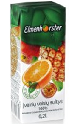 Attēls no Sula ELMENHORSTER Dažādu augļu 100%, ar vit., 0.2l