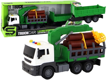 Picture of Sunkvežimis su kranu ir garso efektais, žalias