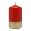 Attēls no Svece stabs sarkana ar zelta apakšu 5.8x10cm