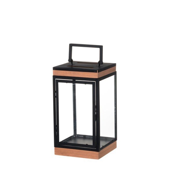 Picture of Svečturis-laterna 4Living Roger koka/metāla 17x17x35cm