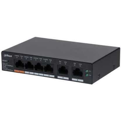 Изображение Switch|DAHUA|CS4006-4GT-60|Type L2|Desktop/pedestal|PoE ports 4|60 Watts|DH-CS4006-4GT-60