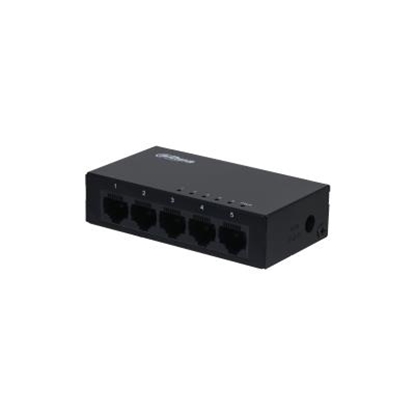 Picture of Switch|DAHUA|PFS3005-5GT-V2|Type L2|Desktop/pedestal|5x10Base-T / 100Base-TX / 1000Base-T|DH-PFS3005-5GT-V2