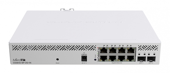 Изображение Switch|MIKROTIK|8x10Base-T / 100Base-TX / 1000Base-T|2xSFP+|CSS610-8P-2S+IN