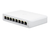 Picture of Switch|UBIQUITI|Lite 8 PoE|Type L2|Desktop/pedestal|8x10Base-T / 100Base-TX / 1000Base-T|PoE+ ports 4|USW-LITE-8-POE