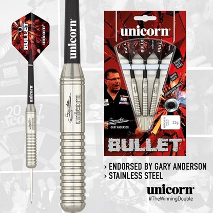 Attēls no Šautriņa ar tērauda uzgali Unicorn Bullet Stainless Steel – Gary Anderson 21g: 27523 | 23g: 27524 | 25g: 27525 - 21 g