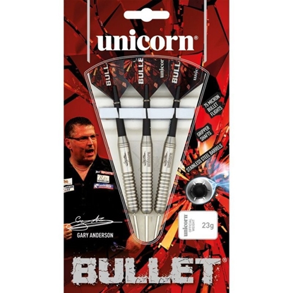 Attēls no Šautriņa ar tērauda uzgali Unicorn Bullet Stainless Steel – Gary Anderson 22g: 27520 | 24g: 27521 | 26g: 27522 - 26 g