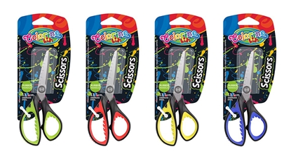 Attēls no Šķēres ar gumijas rokturi 13,5 cm