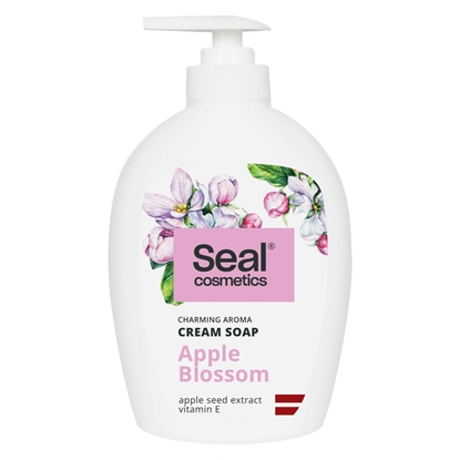 Изображение Šķidrās krēmziepes SEAL Apple Blossom, 300 ml
