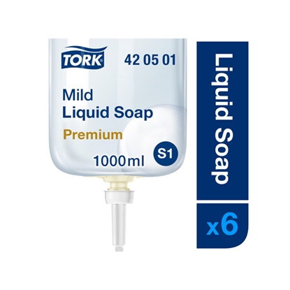 Изображение Šķidrās ziepes TORK Premium Mild S1, 1 L
