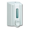 Изображение Šķidro ziepju dozators VIA, tilpums 500 ml, 160 x 90 x 90 mm, baltā krāsā