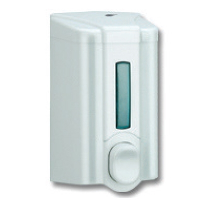 Attēls no Šķidro ziepju dozators VIA, tilpums 500 ml, 160 x 90 x 90 mm, baltā krāsā