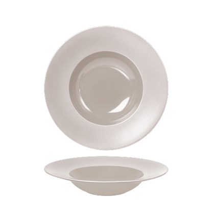 Изображение Šķīvis dziļais Fine Plus Satin 27cm, pērļu pelēks porcelāna