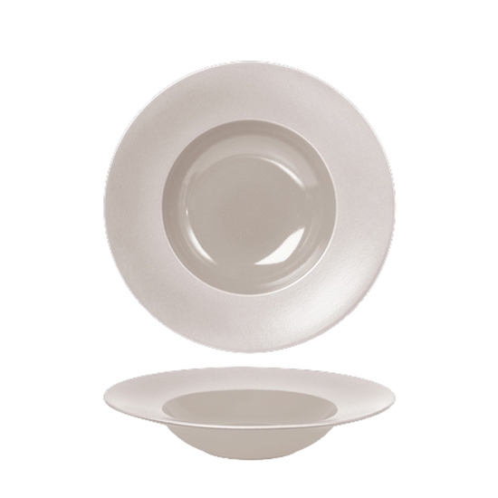 Изображение Šķīvis dziļais Fine Plus Satin 27cm, pērļu pelēks porcelāna