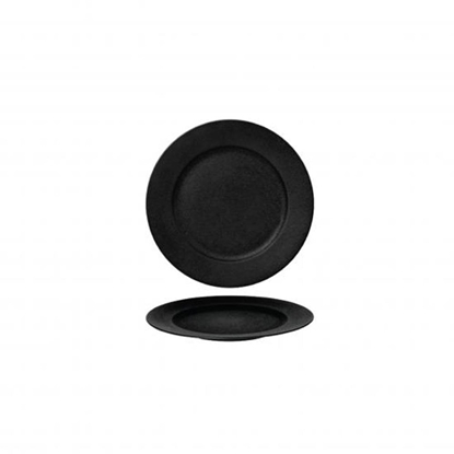 Изображение Šķīvis Fine Plus Satin 16cm, melns porcelāna