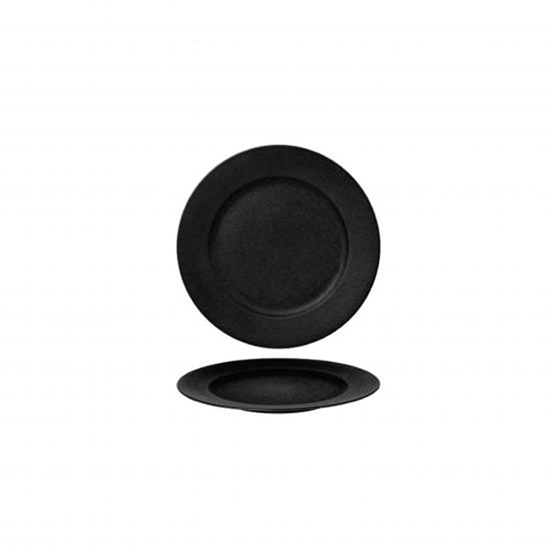 Изображение Šķīvis Fine Plus Satin 16cm, melns porcelāna
