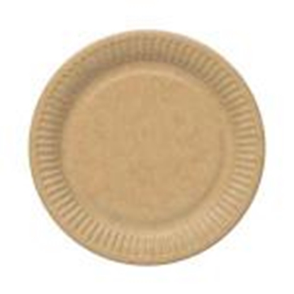 Picture of Šķīvji papīra 23cm bruni,  12gab.